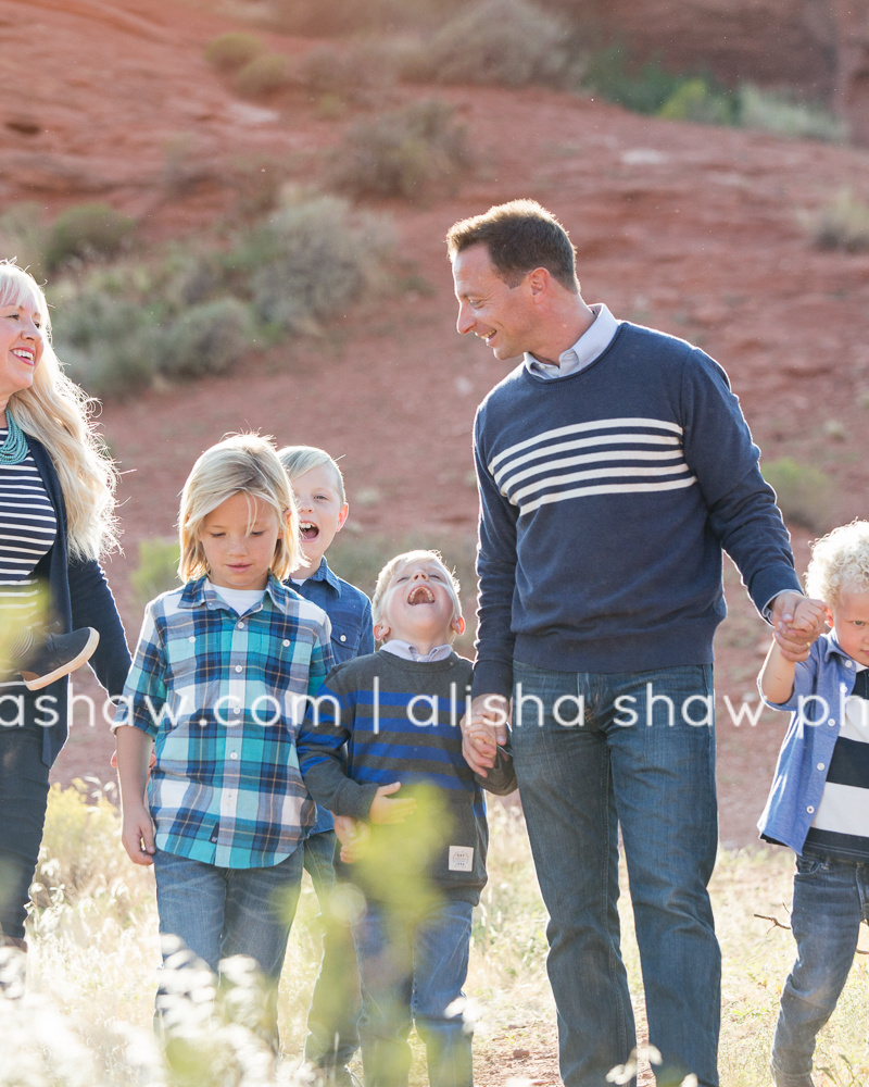 Light Bright & Blue | St George Utah Family Photographer